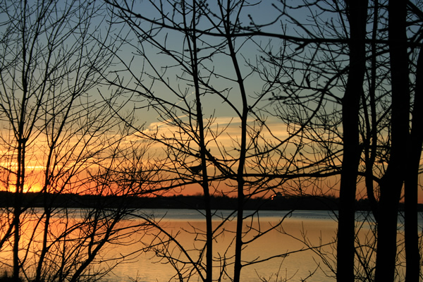 Ottawa River Sunset, November 11, 2010