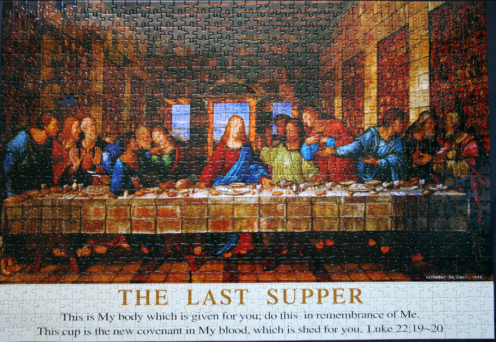 1000-piece Leonardo da Vinci The Last Supper Jigsaw Puzzle