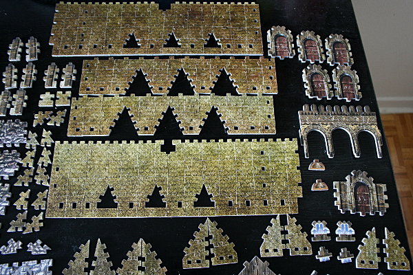 Golden Hall, Edoras, LotR, assembled pieces 2, med