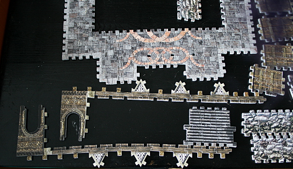 Golden Hall, Edoras, LotR, assembled pieces 4, med