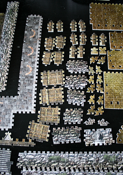 Golden Hall, Edoras, LotR, assembled pieces 5, med