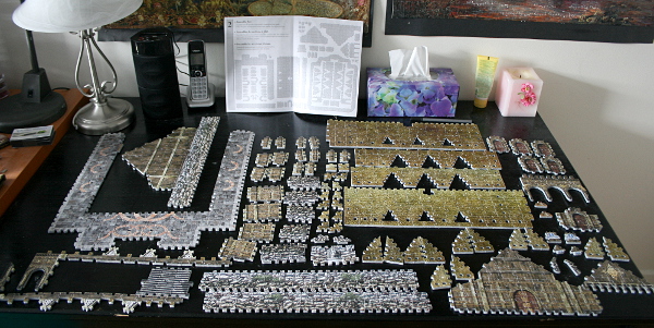 Golden Hall, Edoras, LotR, assembled pieces whole, med