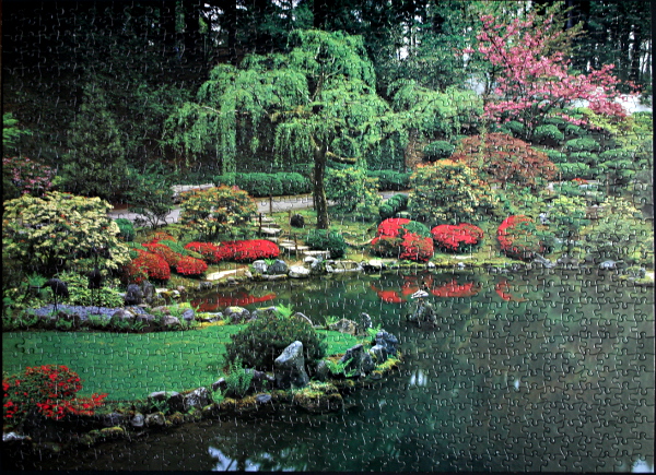 Japanese Garden, Portland, OR, USA, med