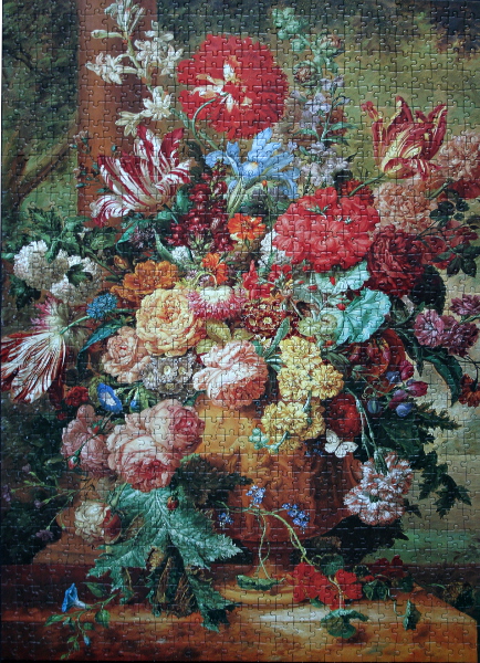 Still-life with flowers, med