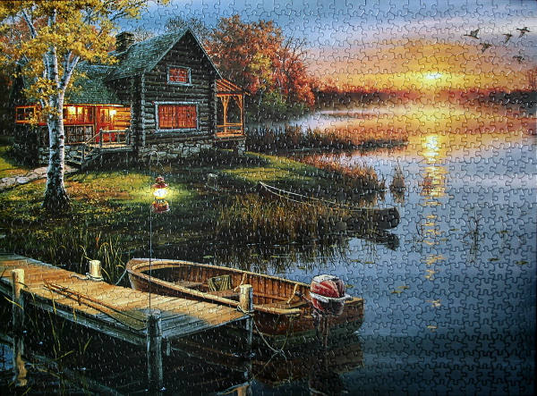 Darrell Bush - Autumn Lake, med