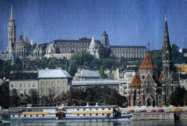 Castle District Skyline, Budapest, Hungary, med