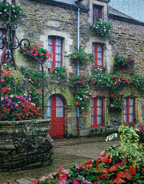 Rochefort en Terre, Brittany, France, med