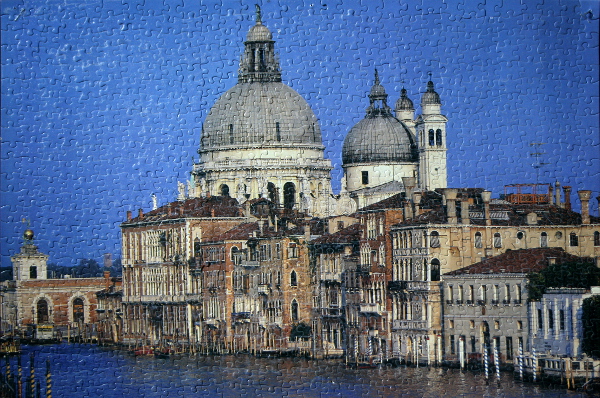 Santa Maria Della Salute, Venice, Italy, med