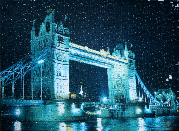 Tower Bridge, London, England, med