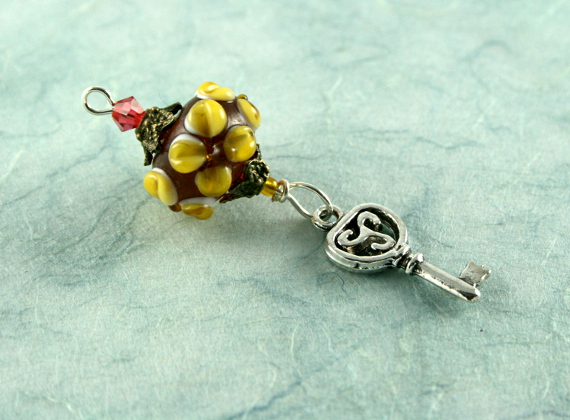 Blessingway bead - Earth crystal key, earth, md
