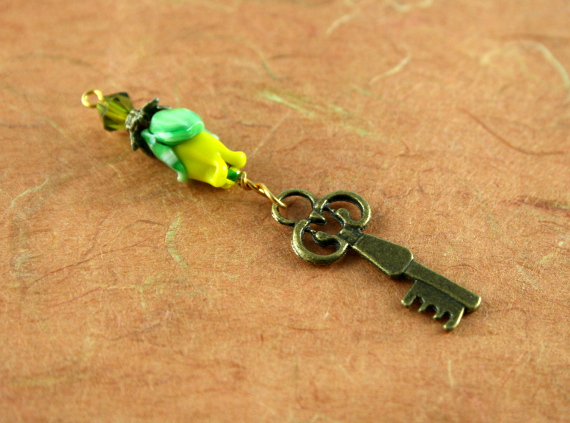 Blessingway bead - Gentle tulip key, earth, md