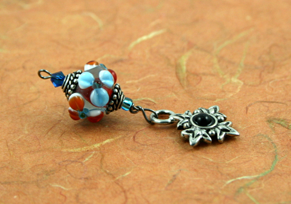 Blessingway bead - Summer blooms eye, earth, md