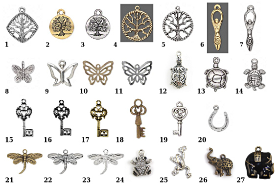 charms etsy size