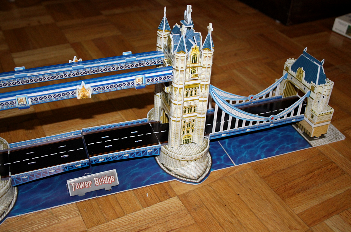 Paul Cathedral Tower Bridge 3d Puzzle Londra 4 rimpiazzate Westminster Buckingham St 